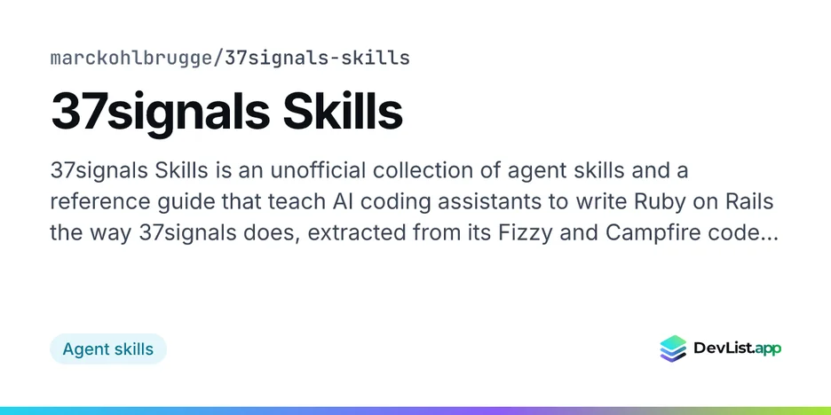 37signals Skills