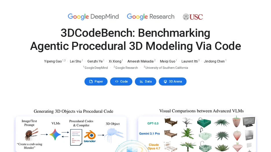 3DCodeBench