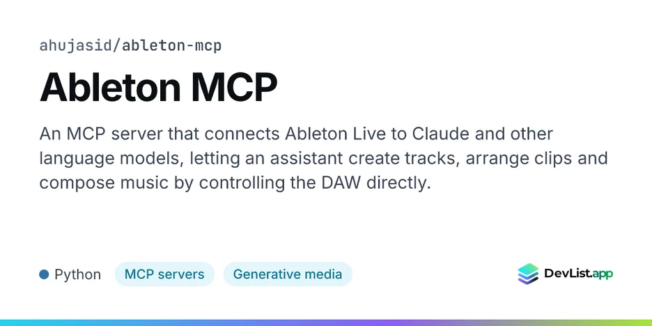 Ableton MCP