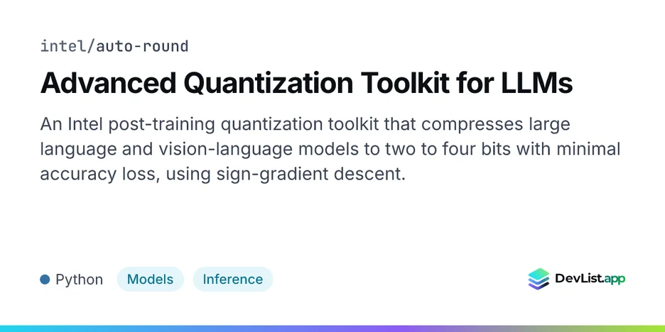 Advanced Quantization Toolkit for LLMs
