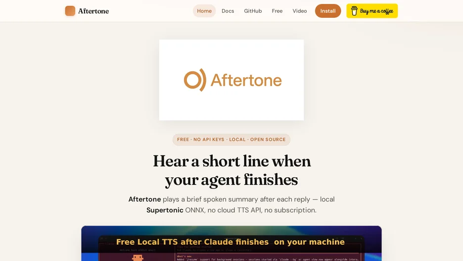 Aftertone
