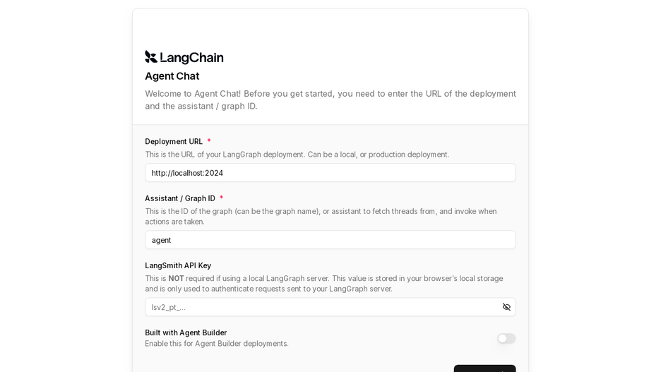 Agent Chat UI