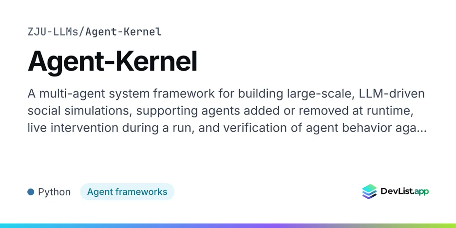 Agent-Kernel