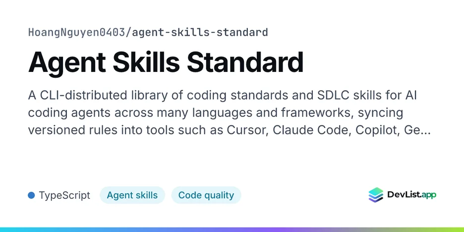 Agent Skills Standard