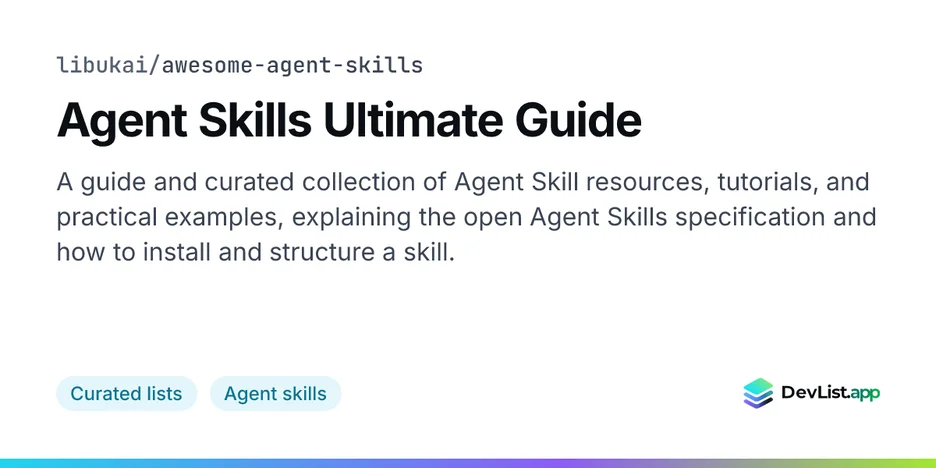 Agent Skills Ultimate Guide