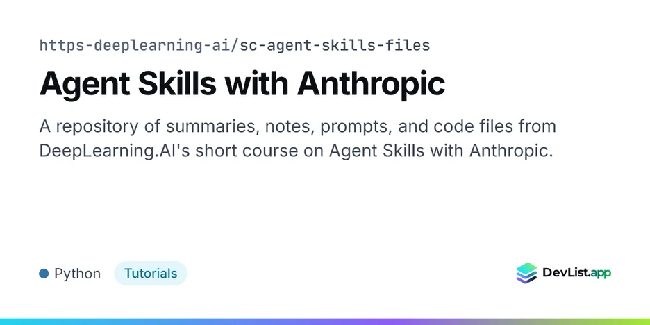 Agent Skills with Anthropic