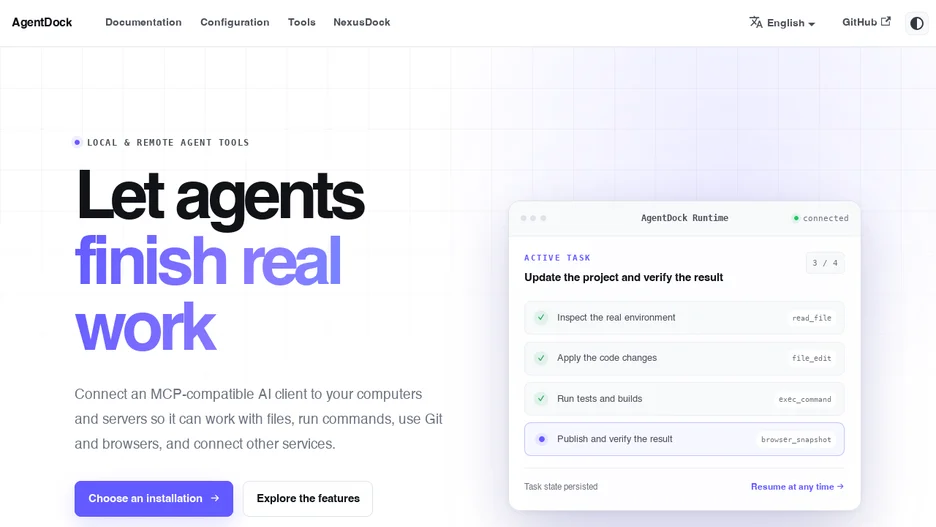 AgentDock MCP