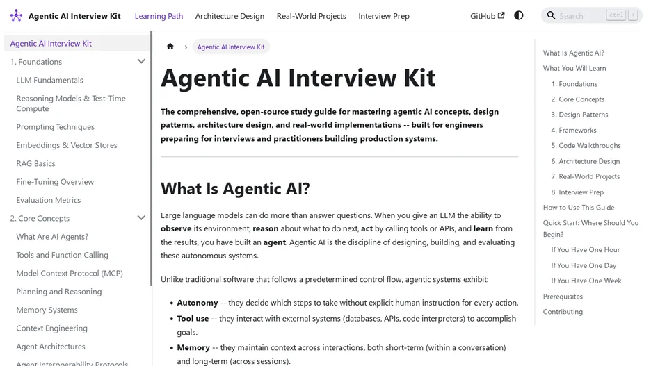 Agentic AI Interview Kit