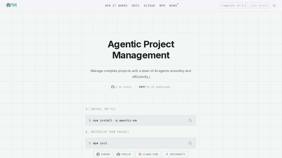 Agentic Project Management (APM)