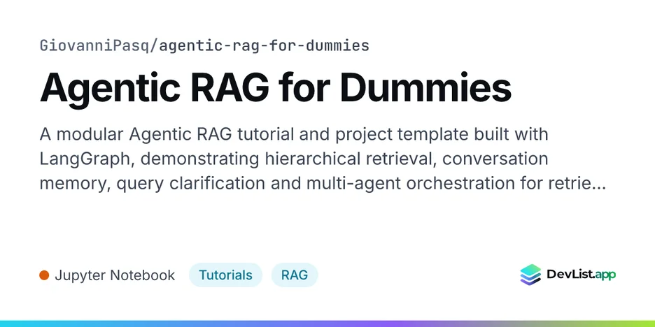 Agentic RAG for Dummies