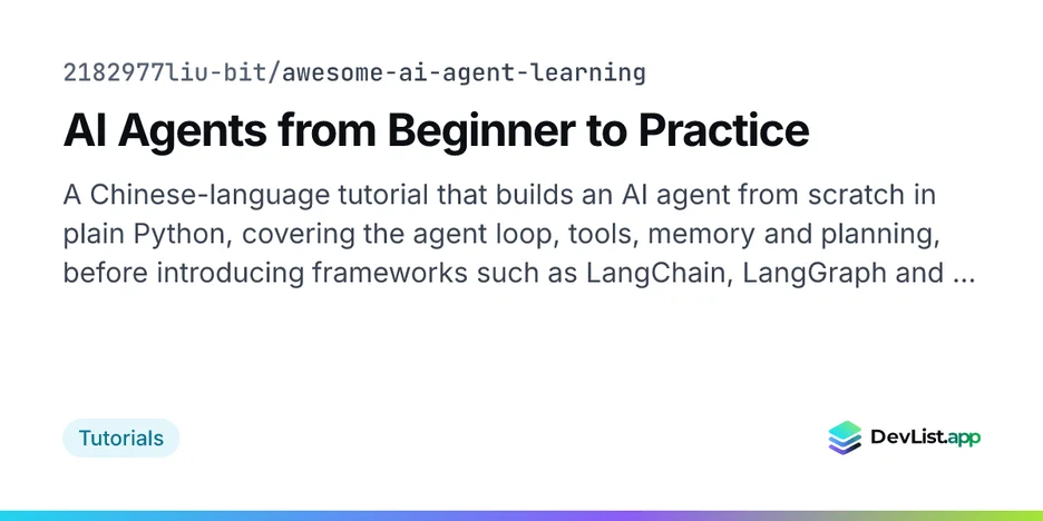 AI Agents from Beginner to Practice