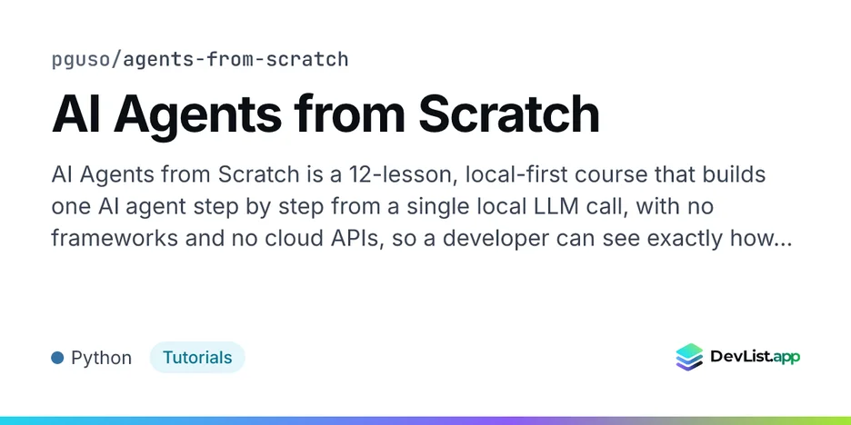 AI Agents from Scratch