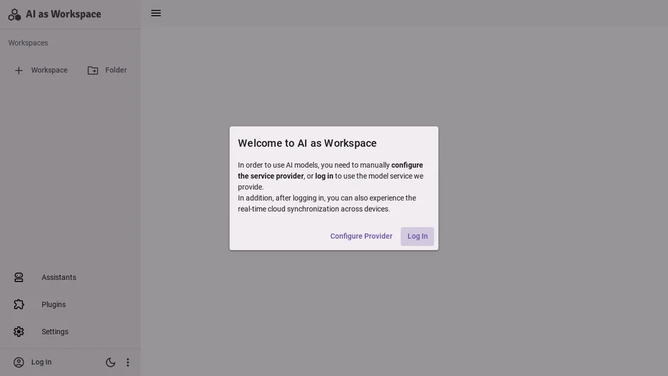 AI as Workspace