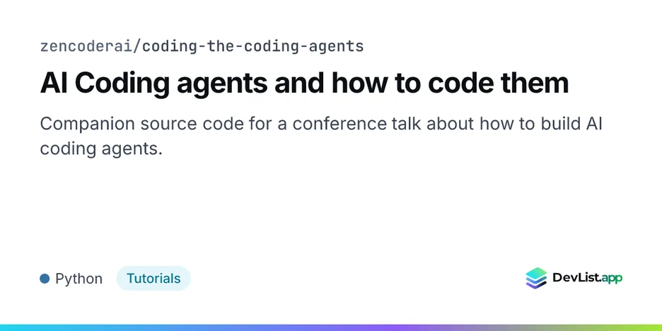 AI Coding agents and how to code them