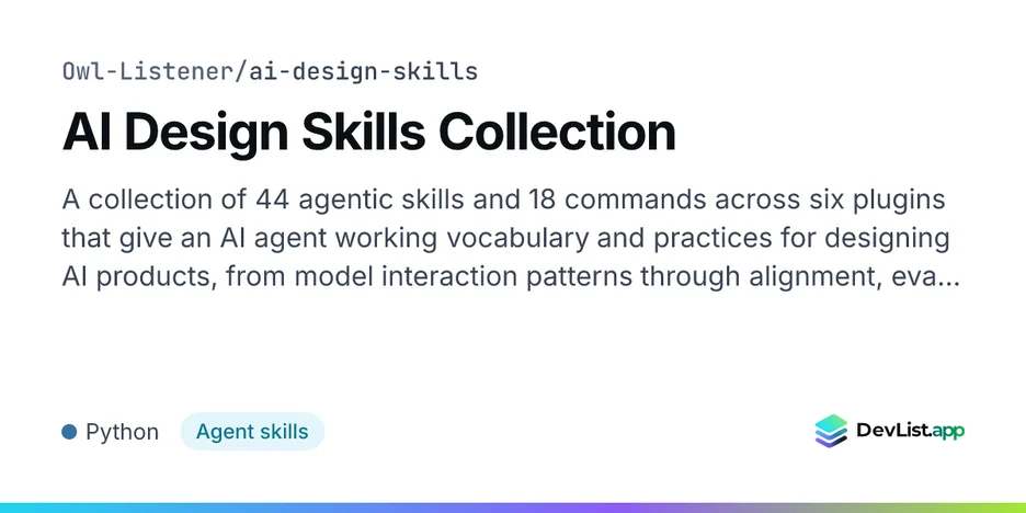 AI Design Skills Collection