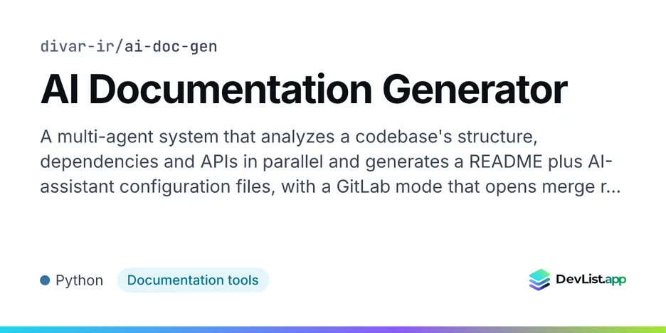 AI Documentation Generator