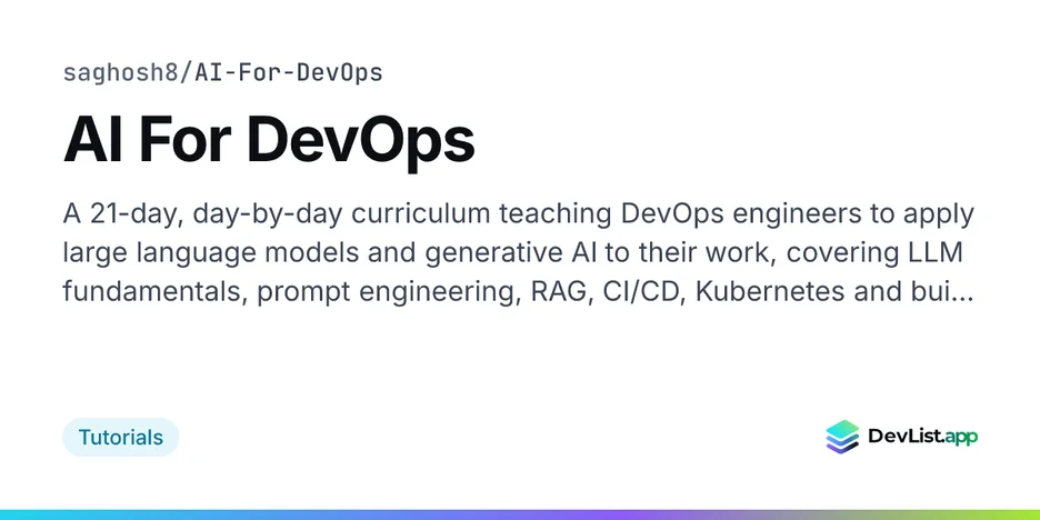 AI For DevOps