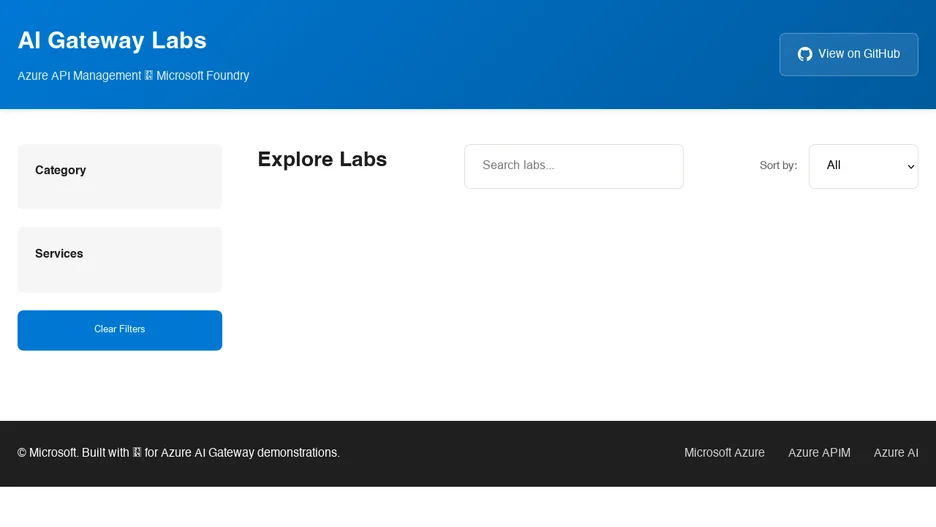 AI Gateway Labs
