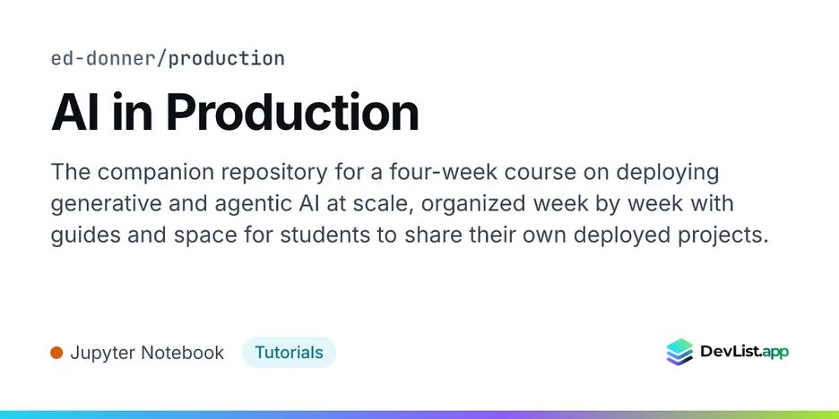AI in Production