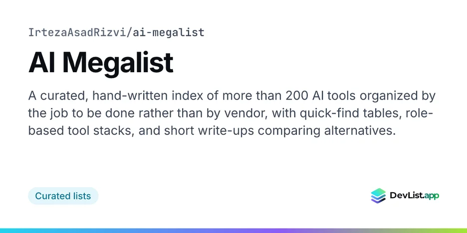 AI Megalist
