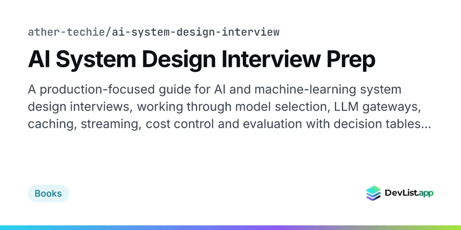 AI System Design Interview Prep