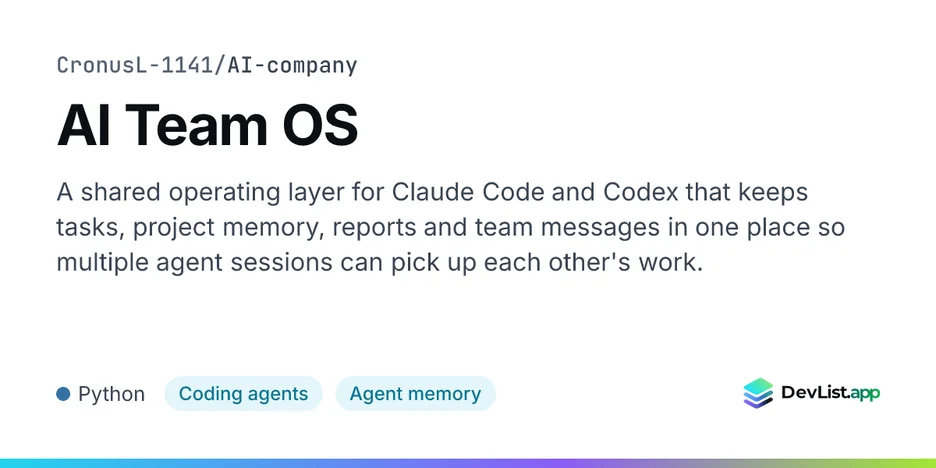 AI Team OS