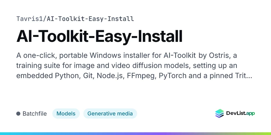 AI-Toolkit-Easy-Install