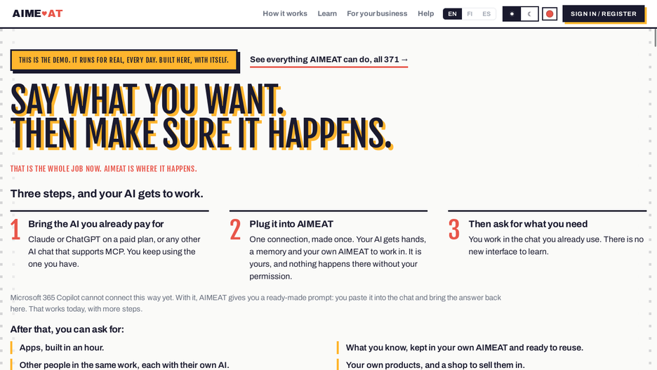 AIMEAT — the Linux of AI