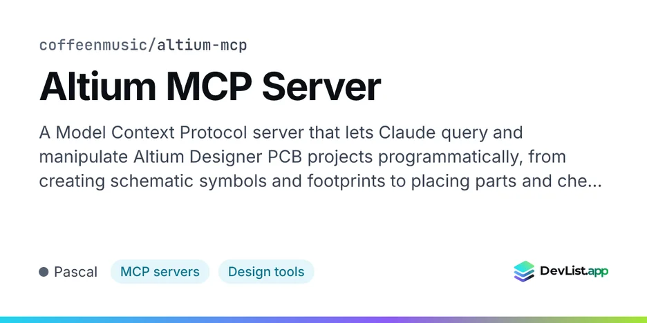 Altium MCP Server