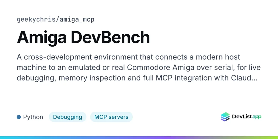 Amiga DevBench