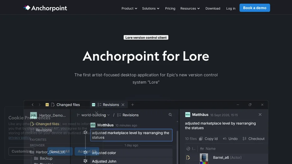 Anchorpoint for Lore