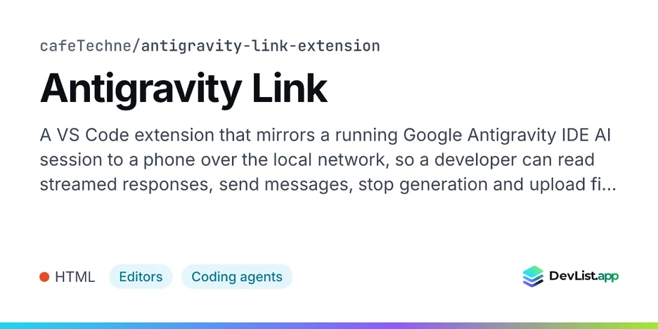 Antigravity Link