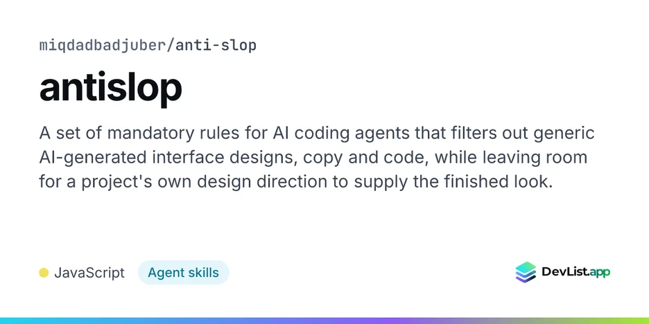 antislop