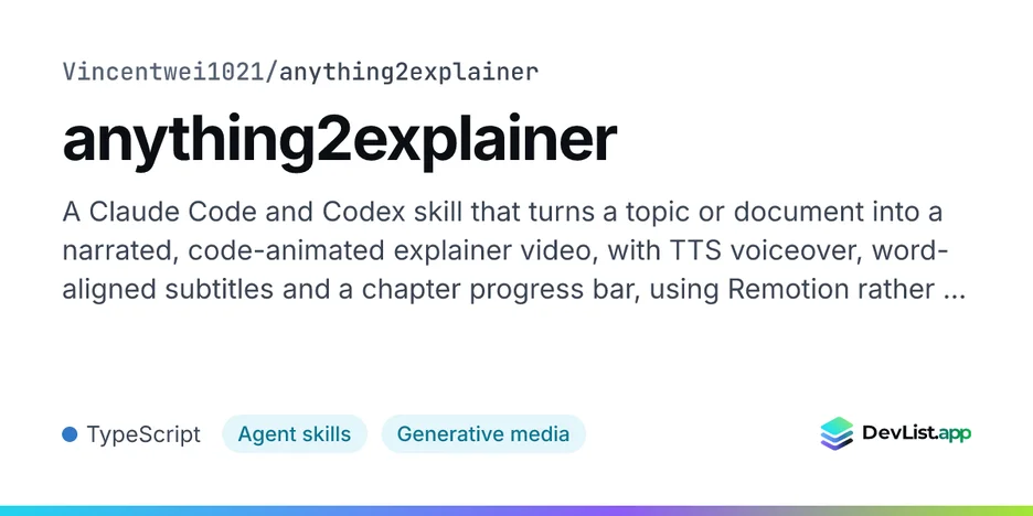 anything2explainer