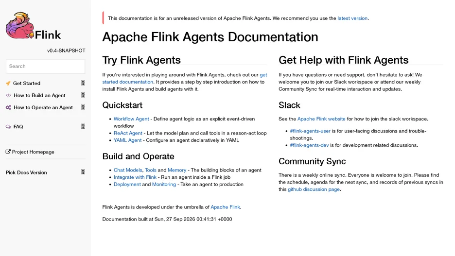 Apache Flink Agents
