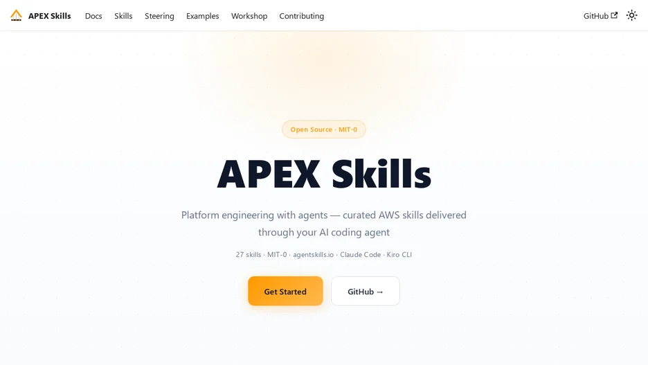 APEX Skills - Agentic Platform Engineering eXperience