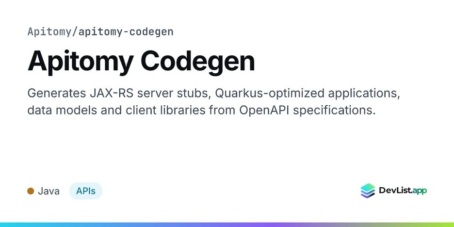Apitomy Codegen