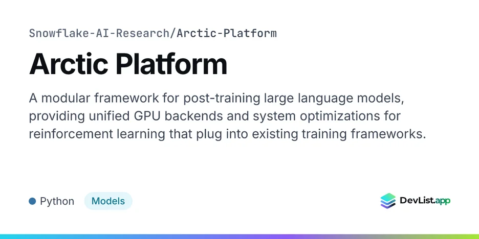 Arctic Platform