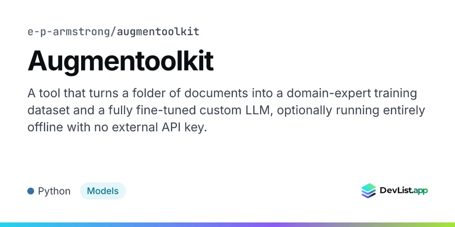 Augmentoolkit