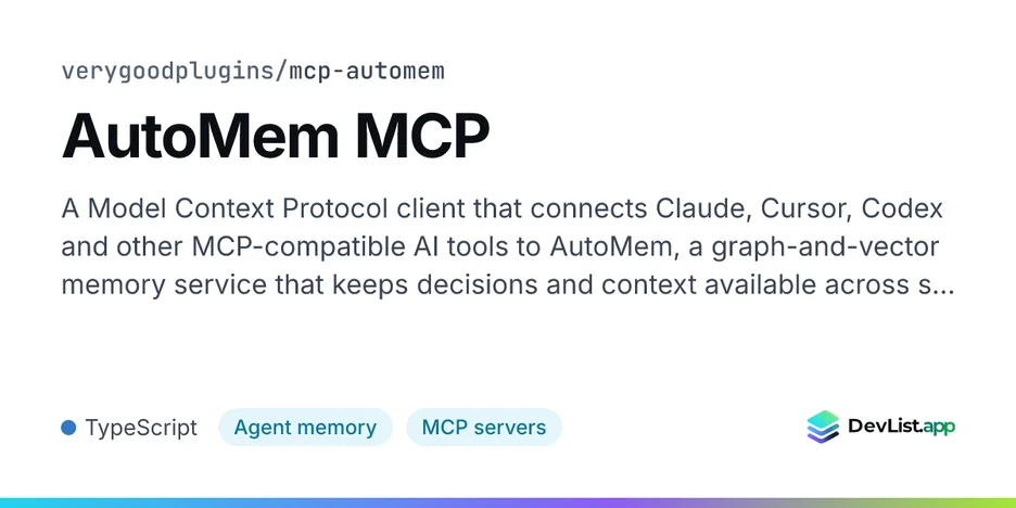 AutoMem MCP