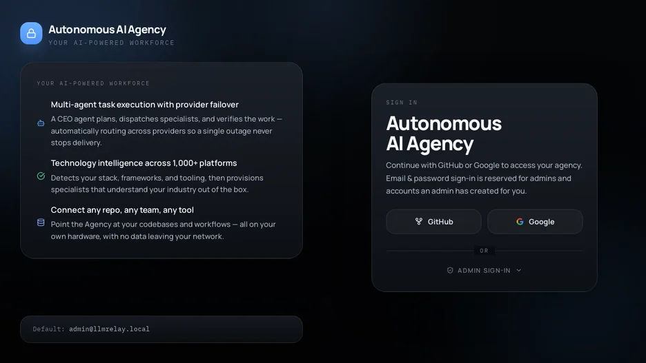 Autonomous AI Agency