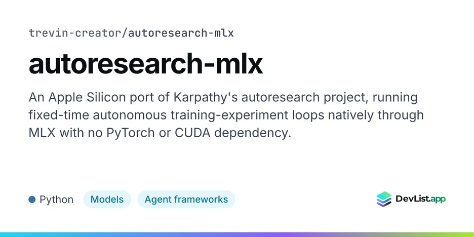autoresearch-mlx