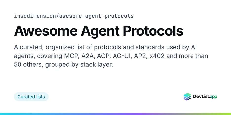 Awesome Agent Protocols