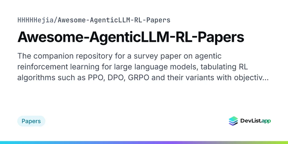 Awesome-AgenticLLM-RL-Papers