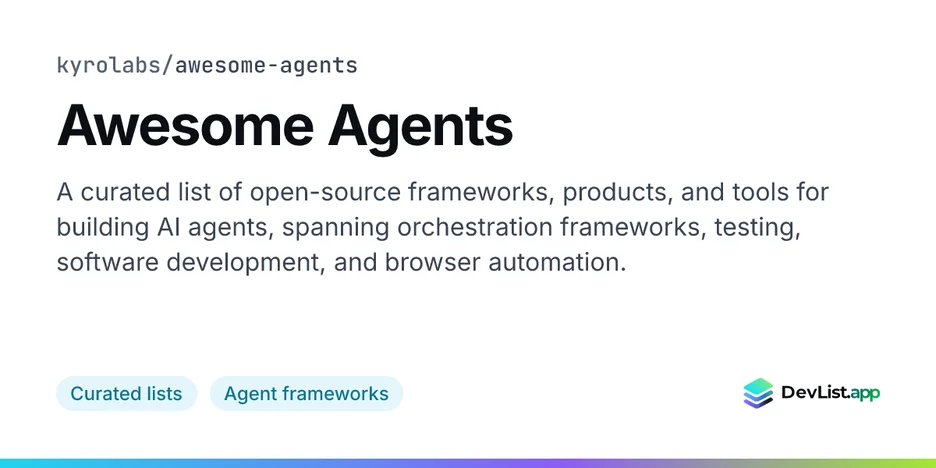 Awesome Agents