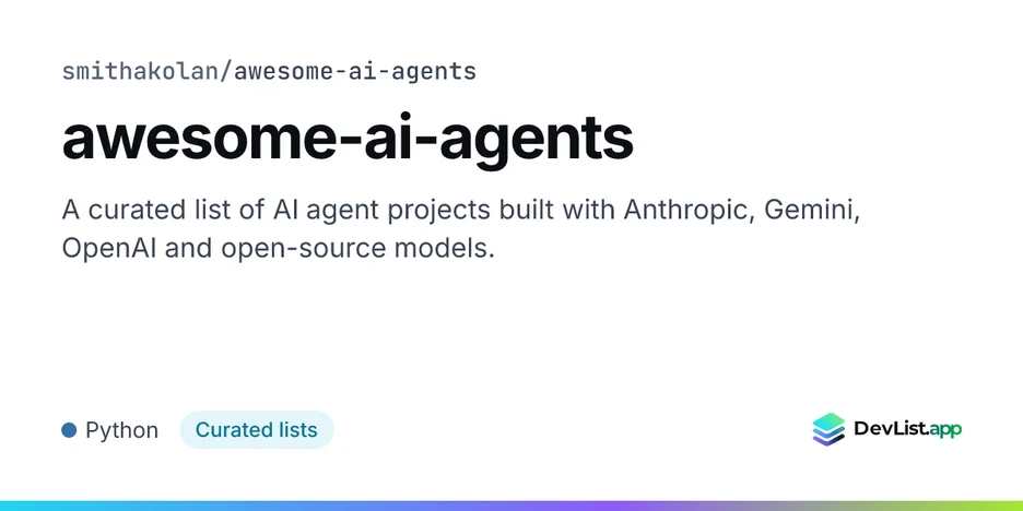 awesome-ai-agents