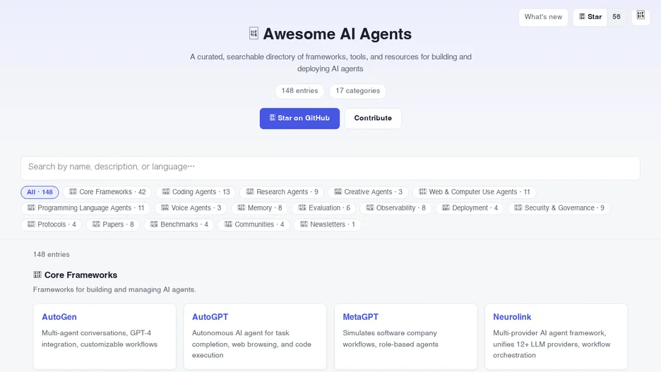 Awesome AI Agents