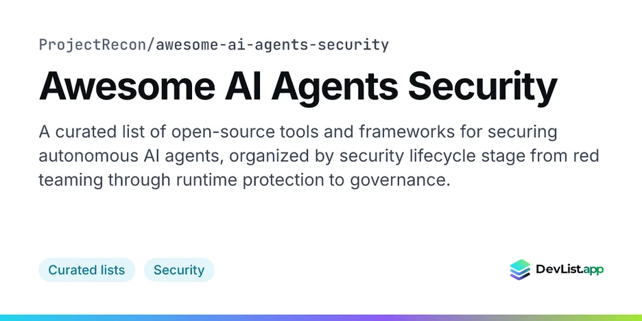 Awesome AI Agents Security