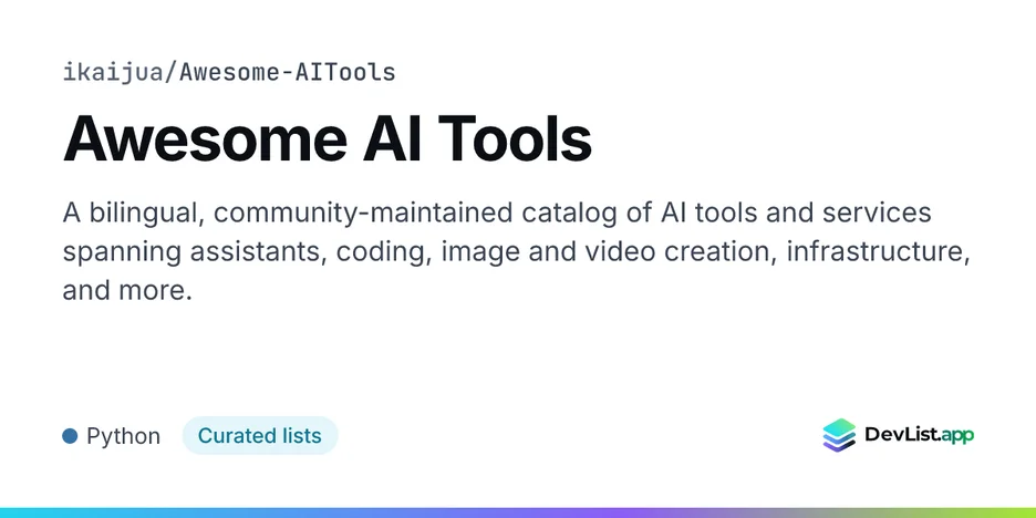 Awesome AI Tools