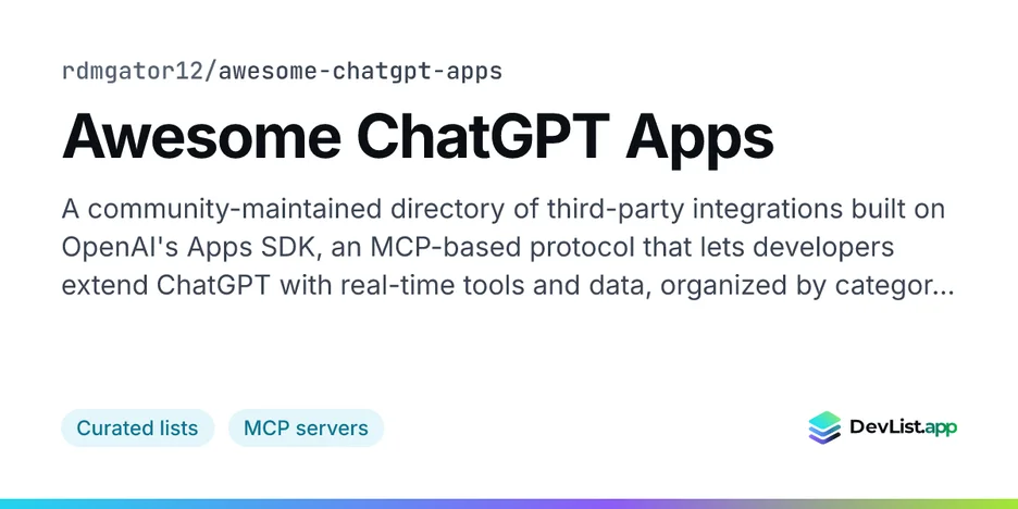 Awesome ChatGPT Apps